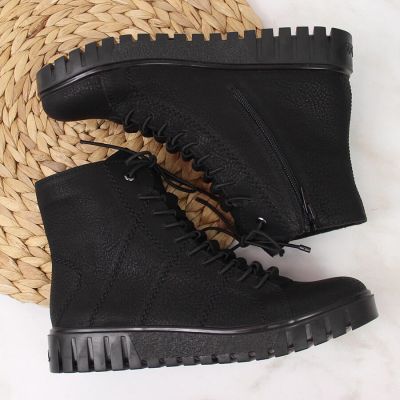 6. Rieker W R279B isolierte Stiefeletten, schwarz
