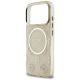 6. Guess IML Peony Dot MagSafe Hülle für iPhone 17 Pro – Beige
