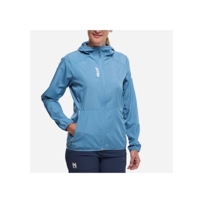 3. MILLET Parmelan Windbreaker Hoodie Damenjacke in Blau