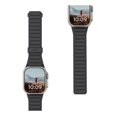 3. UAG Pathfinder – beidseitig tragbares Silikon-Magnetarmband für Apple Watch Series 4–6 & SE 1–3, 44 mm / Series 7–9, 45 mm / Series 10–11, 46 mm / Ultra 1–3, 49 mm (Ash/Lava)