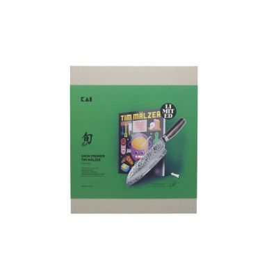 Kai Europe Shun Premier TDM-W23 Tim Mälzer Santokumesser + Kochbuch