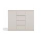 4. Kommode mit 2 Türen und 4 Schubladen, Kaschmir-Set