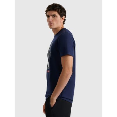 2. Herren-T-Shirt mit Aufdruck, regulär, Größe 4F 4FRAW25TTSHM3364-31S