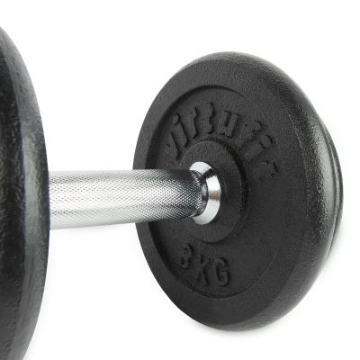 12. VIRTUFIT VERSTELLBARES PRO-HANTELSET - LANGHANTELSET - GUSSEISEN - 1 X 15 KG