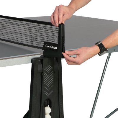 16. Cornilleau 400X Delta Outdoor-Tischtennisplatte grau