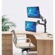 6. MANHATTAN Schreibtischarm für 2x LED/LCD-Fernseher (17-32 Zoll)