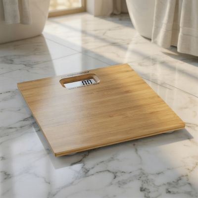 6. Esperanza Bamboo EBS012 Badezimmerwaage (Braun)