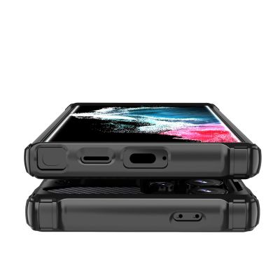 3. Hybrid Armor Case für Samsung Galaxy S25 Edge - Blau