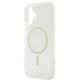6. Guess IML Glitter Circle MagSafe Hülle für iPhone 16 – transparent