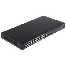 Dahua Technology CS4228-24GT-240 Managed Network Switch L2 Gigabit Ethernet (10/100/1000) mit PoE-Unterstützung, Schwarz