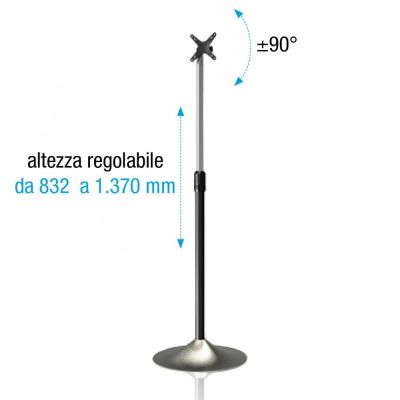 8. TECHLY LCD/LED-Bodenständer 13-27 Zoll 137 cm