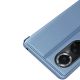 8. Clear View Case Hülle für Huawei Nova 9 Flip Cover schwarz