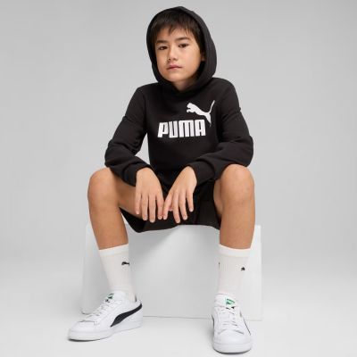 5. Puma ESS No. 1 Logo Hoodie für Kinder Schwarz 684909 01