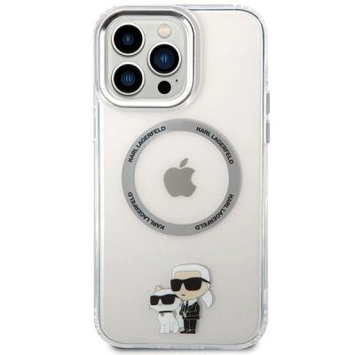 3. Karl Lagerfeld KKLHMP13XHNKCIT iPhone 13 Pro Max 6,7" Hardcase transparent Ikonisches Karl&Choupette Magsafe