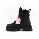 2. Lee Cooper Damen-Winterstiefel, schwarz, gefüttert, Stiefeletten mit Reißverschluss
