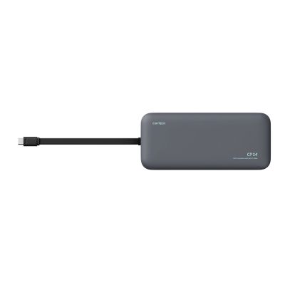 3. Cuktech LPB200N 40W 20000mAh Powerbank mit integriertem Kabel – Grau