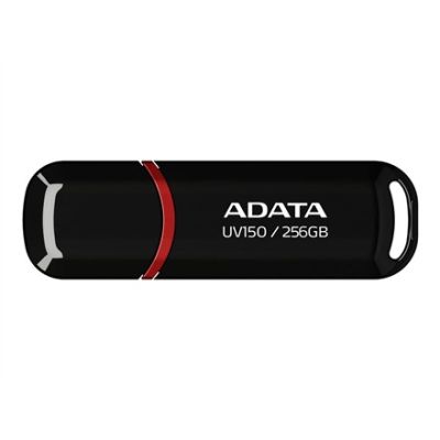 3. Flash-Laufwerk ADATA UV150 AUV150-256G-RBK (256 GB, USB 3.0, schwarz)