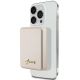 Guess MagSafe Metal Script Logo Induktions-Powerbank 15 W 5000 mAh – Gold