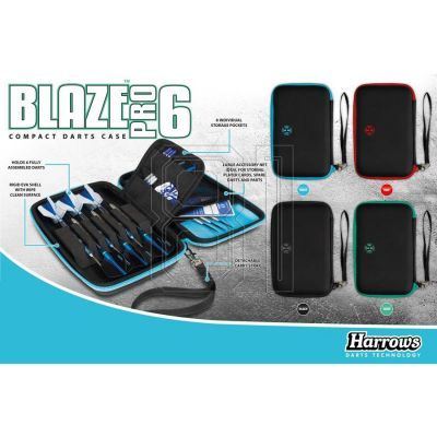 4. Harrows Blaze Pro 6 Case BLAZEPRO6 Dart-Case