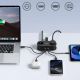 5. Orico AP3 20W GaN 5-in-1 Steckdosenleiste (2x Netzanschluss + 2x USB-A + 1x USB-C) – Schwarz