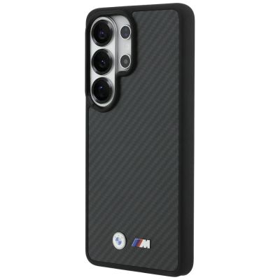 2. BMW M Kevlar Logo MagSafe Hülle für Samsung Galaxy S26 Ultra - Schwarz