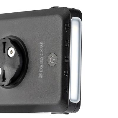 10. Rockbros JP008 Fahrrad-Frontlicht für Theke mit Powerbank 5000mAh 150lm IPX6 - schwarz