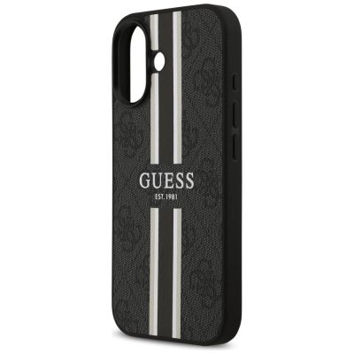 6. Guess 4G MagSafe-Hülle mit Printstreifen für iPhone 17 – Schwarz
