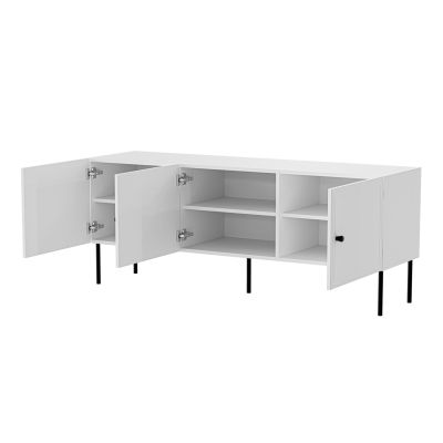 2. 3D-TV-Schrank PALAZZO BIS 151x40x60 weiß matt