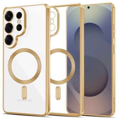 Tech-Protect MagFlex Hülle für Samsung Galaxy S26 Ultra – Transparentes Gold