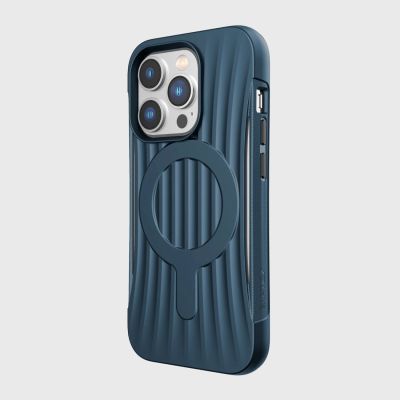 7. Raptic X-Doria Clutch Case iPhone 14 Pro mit MagSafe Backcover blau