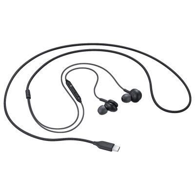 3. Samsung EO-IC100BBE USB-C Stereo-HiFi-Kopfhörer (kabelgebunden, OOB Bulk - Ersatzverpackung) - Schwarz