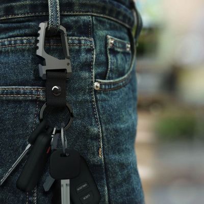 6. Tech-Protect Slidelock-Schlüsselanhänger – Schwarz und Grau