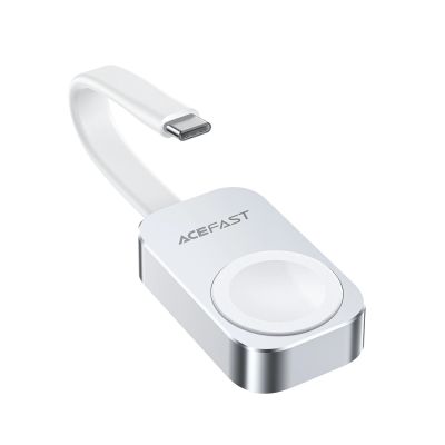 5. Acefast E21 5W Kabelloses Ladegerät für Apple Watch - Silber