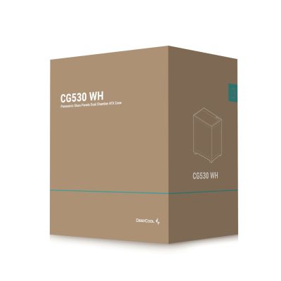 24. DeepCool CG530 weißes Gehäuse