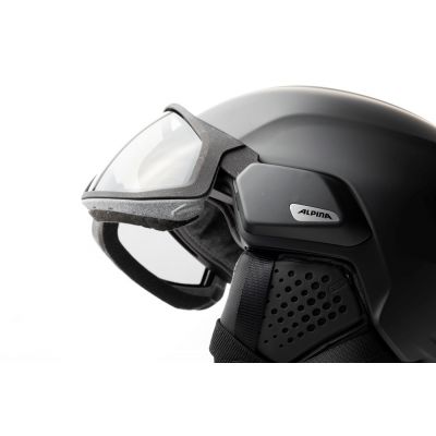 5. ALPINA ALTO V Skihelm schwarz matt 55-59