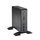 6. Shuttle NC40U Barebone-Computer, 0,84 l, Schwarz, Intel 7305 SoC, 1,1 GHz