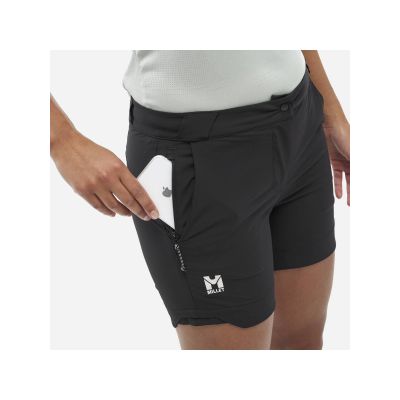 4. MILLET Ubic Stretch Short W Damenshorts Schwarz