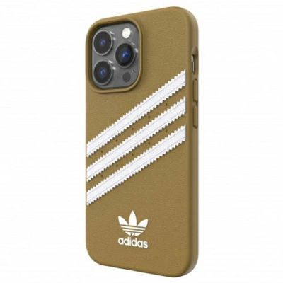 3. Adidas OR Molded Case PU für iPhone 13 Pro Max - Beige und Gold