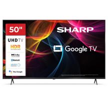Sharp 50HL4265E Smart-TV, 50 Zoll, Google TV UHD, Schwarz