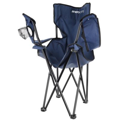 17. Klappbarer Campingstuhl 50 x 50 x 80 cm, Marineblau