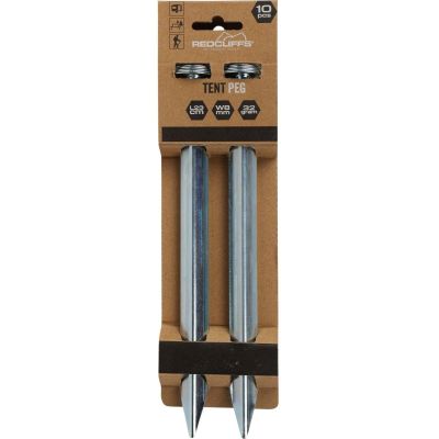 5. Zeltnägel 23 cm Set 10 Stück Metall Redcliffs
