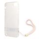 7. Guess GUOHCI8H4STP iPhone SE 2022 / SE 2020 / 7/ 8 pink/pink Hardcase 4G Print Strap