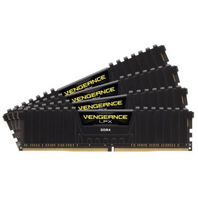 4. Corsair Vengeance CMK16GX4M2A2400C16 Speicherkit (DDR4 DIMM; 2 x 8 GB; 2400 MHz; CL16)
