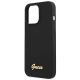 6. Guess GUHMP13XLSLMGBK iPhone 13 Pro Max 6.7" schwarz/schwarz Hardcase Silikonschrift Gold Logo MagSafe