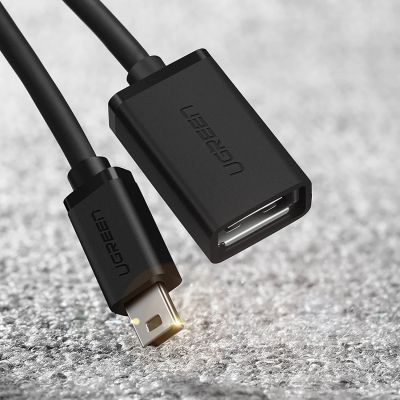 7. Ugreen US249 10383 Mini-USB-B (männlich) / USB-A (weiblich) OTG-Adapter 10 cm – grau