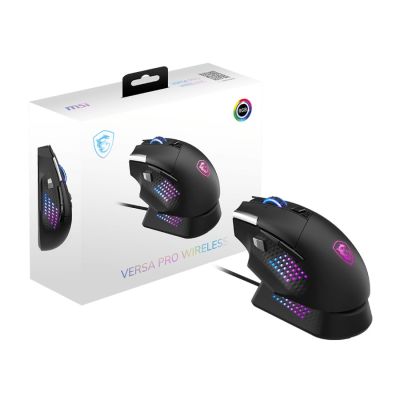 8. Versa Pro W+Dock Pro MSI Kabellose optische Gaming-Maus