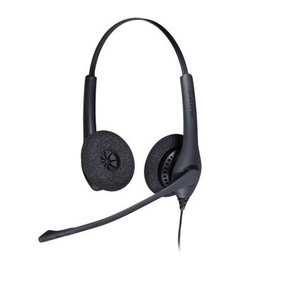 2. Jabra Biz 1500 Headset, kabelgebunden, Kopfbügel, Bluetooth, Büro/Callcenter, Schwarz