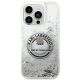 3. Karl Lagerfeld KLHCP14LLCRSGRS iPhone 14 Pro 6.1" Silber / Silber Hardcase Liquid Glitter RSG