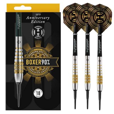 Darts Harrows BOXER BOMB 90% 50th ANNIVERSARY EDITION Softip