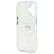 7. Karl Lagerfeld IML Metal Choupette Head MagSafe Hülle für iPhone 16 - Weiß